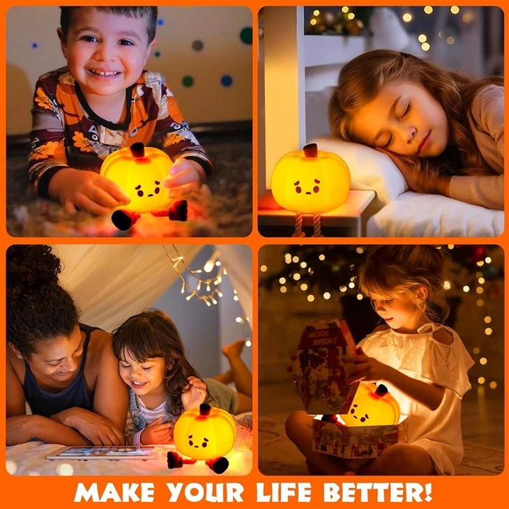 Pumpkin Night Light Cute LED Lamp suppliers
