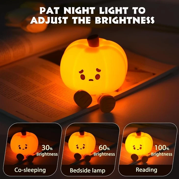Pumpkin Night Light Cute LED Lamp factory